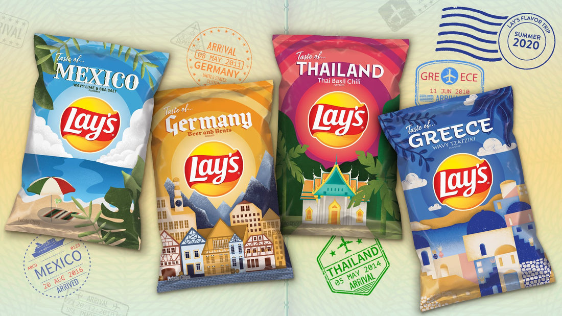 Lay's New Chip Flavors Inspired by Four International Countries: Thailand, Germany, Greece and Mexico!