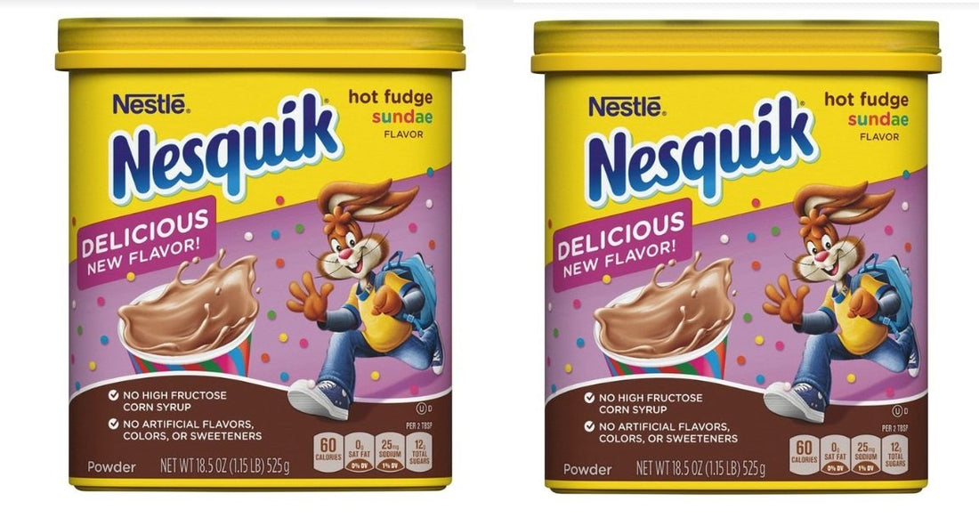 Your Childhood Self is Going to Love Nesquik’s Hot Fudge Sundae Chocolate Milk Powder