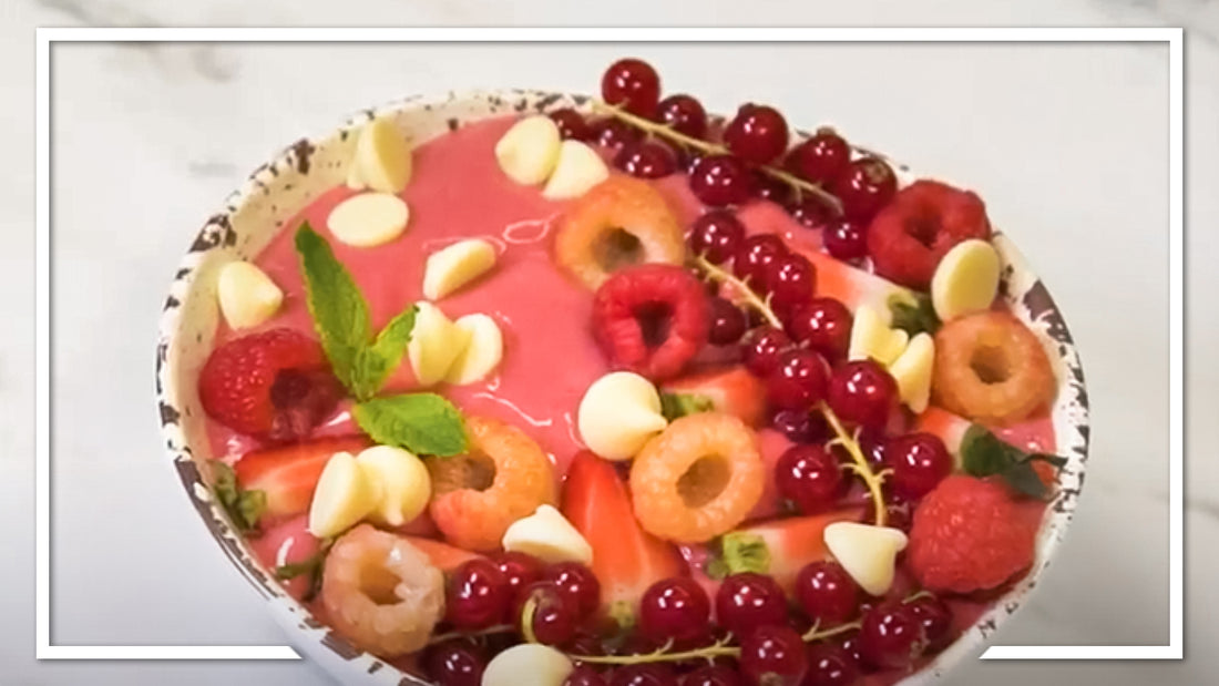 Raspberry Rose Smoothie Bowl