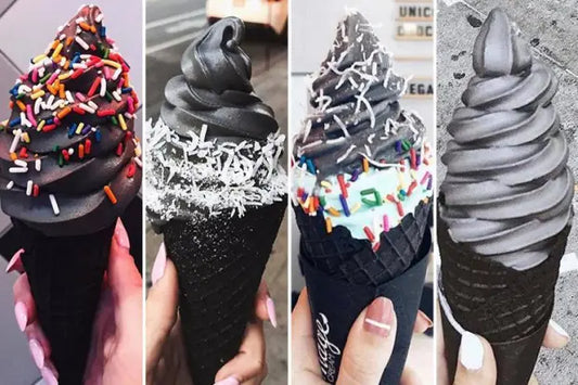 Why Black Ice Cream Just Might Be The Trendiest Food Of Summer