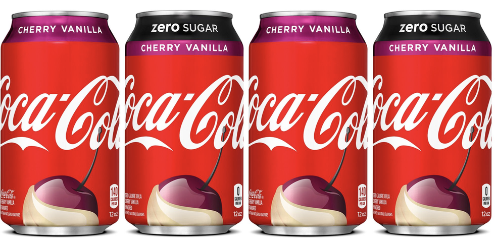 Coca-Cola just launched a Cherry Vanilla Coke with a ZERO Sugar
