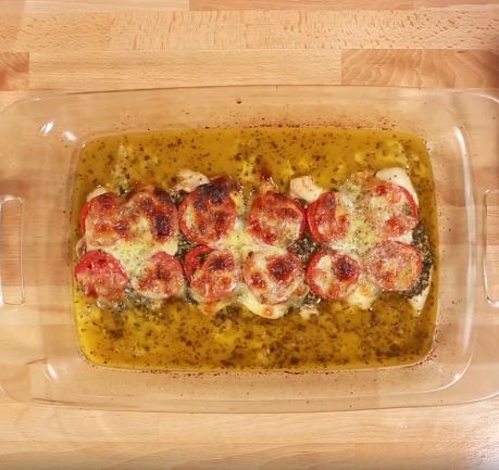 Baked Pesto Chicken
